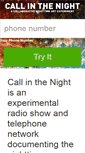 Mobile Screenshot of callinthenight.com